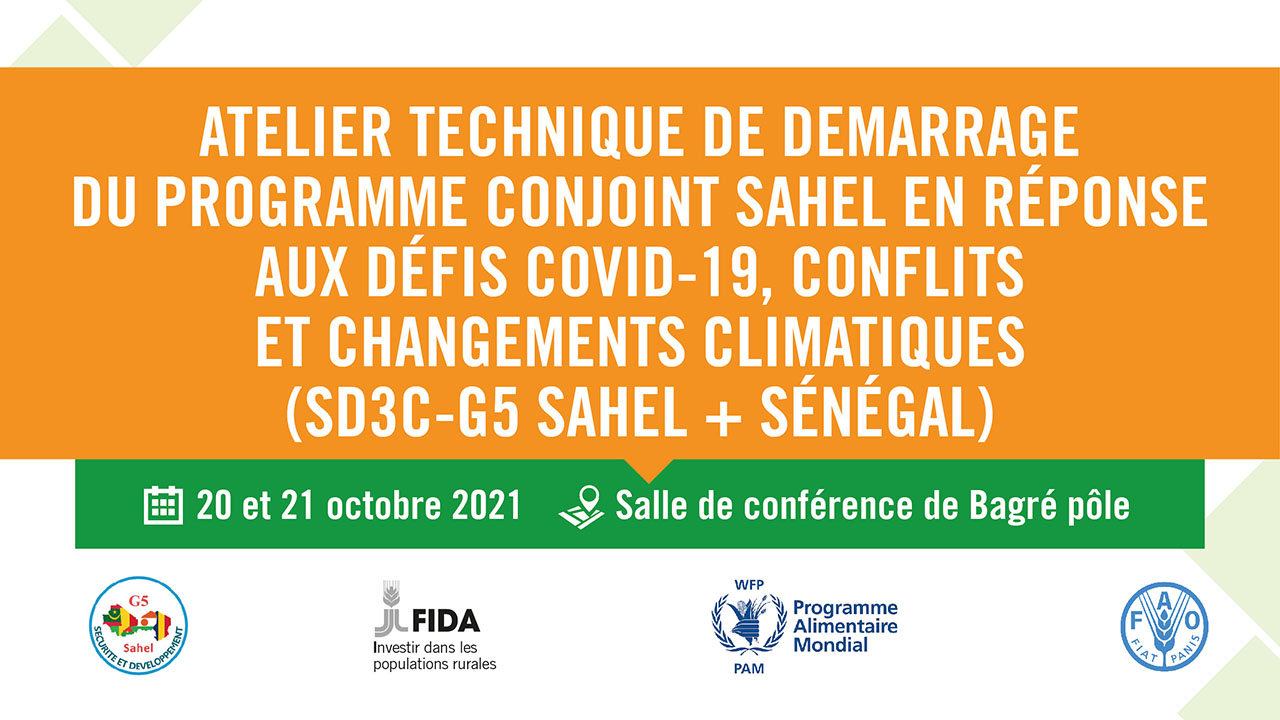 PROGRAMME SD3C G5 SAHEL + SENEGAL Les activités ont été lancées au Burkina Faso